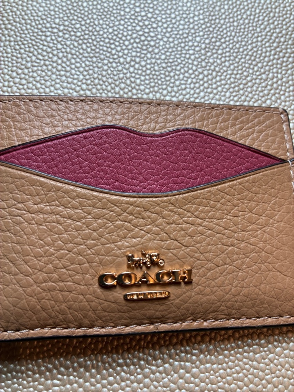 Coach Lip Card Case - Picture 3 of 6